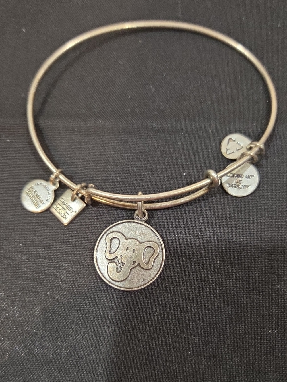 ELEPHANT CHARM ALEX AND ANI BRACELET